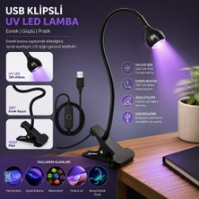 Gaman Uv LED Kürleme ve Tespit Lambası - Manikür, Reçine, Optik ve Laboratuvar Kullanımı Mor Işık