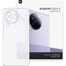 Schitec Xiaomi Civi 3 Uyumlu Arka Yüzey Hidrojel Koruyucu Film