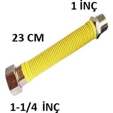 Doğalgaz Sayaç Bağlantı Flexi & Kutu Flexi & 1-1/4 23 cm 1-1/4 1 23 cm