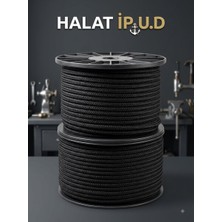 Duz Sıyah 14 mm Iskota Halat