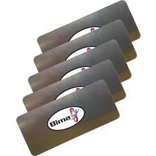 Bima Rötuş Rütüş Rutuş Çeliği 4CMX9CM 5 Adet Fiyatıdır Ekstra Çapağı Alınmıştır