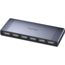 4K HDMI 2.0 Görüntü Seçici 5 Giriş 1 Çıkış Kumandalı Switch