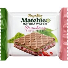 Beyoğlu Çikolata Matchıco Matcha Chocolate Strawberry Gofret 32GR