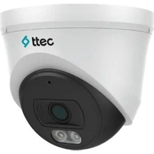 Ttec IPDP-4330M-M/SL-LITE 4mp 2.8mm 30MT Dahili Sesli H265+ IP67 Smart LED Ip Dome Kamera