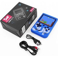 Cosmostech Sup Game Box Retro El Konsolu -400 Oyunlu Tv Bağlantılı 2 Kişilik-Mavi