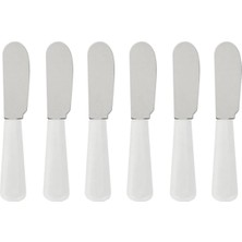 Suwors 6'li Kahvaltı ve Tereyağı Bıçağı Seti – 11 cm Yayma Bıçakları, Kahvaltılık, Re�