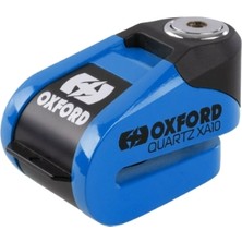 Oxford Quartz XA10 Alarmlı Disk Kilidi Mavi