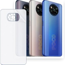 Schitec Poco Poco X3 Pro Uyumlu Arka Yüzey Hidrojel Koruyucu Film