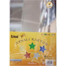 Lino Aynalı Karton 23X33 Cm.5 Renk 10'lu (2708J)