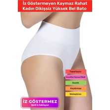 Floranova Özel Üretim Sıkılaştırıcı Toparlayıcı Iz Göstermeyen Kaymaz Rahat Kadın Dikişsiz Yüksek Bel Bato