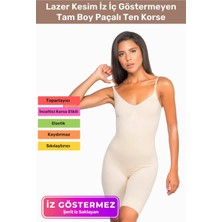 Floranova Özel Üretim Vücut Şekillendirici Toparlayıcı Sıkılaştırıcı Kadın Rahat Günlük Tam Boy Paçalı Korse
