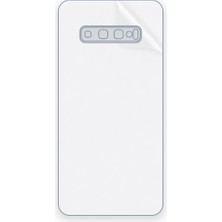 Schitec Samsung Galaxy S10 Plus Uyumlu Arka Yüzey Hidrojel Koruyucu Film