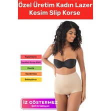 Floranova Özel Üretim Sıkılaştırıcı Iz Göstermeyen Toparlayıcı Şekillendirici Kaymaz Lazer Kesim Slip Korse