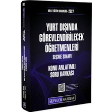Pegem Akademi Yayıncılık 2027 MEB Yurt Dışında Görevlendirilecek Öğretmenleri Seçme Sınavı