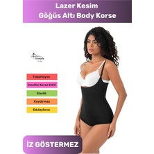 Floranova Yeni Seri Iz Göstermeyen Şekillendirici Toparlayıcı Lazer Kesim Sıkılaştırıcı Gögüs Altı Badi Korse