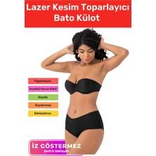 Floranova Özel Tasarım Iz Göstermeyen Kaymaz Vücut Şekillendirici Kadın Lazer Kesim Toparlayıcı Bato Külot