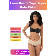 Floranova Deluxe Seri Iz Göstermeyen Kaymaz Vücut Şekillendirici Kadın Lazer Kesim Toparlayıcı Bato Külot