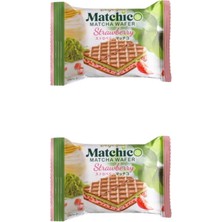 Beyoğlu Çikolata Matchıco Matcha Chocolate Strawberry Gofret 32GR X2