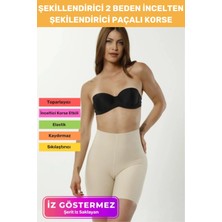 Floranova Sabitleyici Kaymaz Toparlayici Sıkılaştırıcı 2 Beden Inceltici Iz Göstermez Lazer Kesim Paçalı Korse