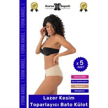 Floranova #batokülot Karın Basen Toparlayıcı Kaymaz Iz Yapmaz Lazer Kesim Toparlayıcı Bato Külot - 5 Adet
