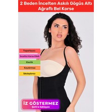 Floranova Vücut Şekillendirici Toparlayıcı Sıkılaştırıcı 2 Beden Incelten Askılı Gögüs Altı Ağraflı Bel Korse