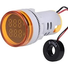 Cat AD16-22VADS-T ,turuncu M22 Ampermetre+Voltmetre