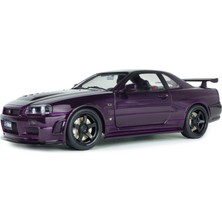 1:18 Ölçek Solido 1999 Nissan Skyline (R34) Gt-R Z Tune Diecast Metal Minyatür Model Araba 25CM
