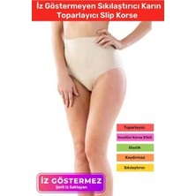 Floranova Özel Üretim Yüksek Bel Kaydırmaz Iz Göstermeyen Sıkılaştırıcı Karın Toparlayıcı Slip Korse