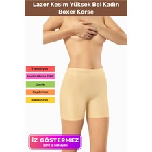Floranova Iz Göstermeyen Vücut Şekillendiren Toparlayıcı Kaymaz Sıkılaştırıcı Lazer Kesim Yüksek Bel Korse