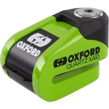 Oxford Quartz XA10 Alarmlı Disk Kilidi Yeşil