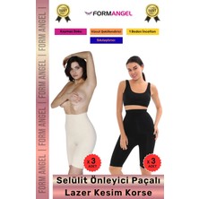 Floranova #korse Lazer Kesim Dikişsiz Iz Göstermeyen Toparlayıcı Kaymaz Selülit Önleyici Paçalı Korse 6'lı Set