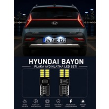 Hyundai Bayon Plaka Aydınlatma Seti Beyaz Özel Cob LED