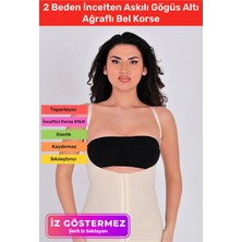 Floranova Vücut Şekillendirici Toparlayıcı Sıkılaştırıcı 2 Beden Incelten Askılı Gögüs Altı Ağraflı Bel Korse
