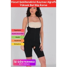Floranova 2 Beden Incelten Askılı Toparlayıcı Sıkılaştırıcı Vücut Şekillendiren Kadın Fermuarlı Tam Boy Korse