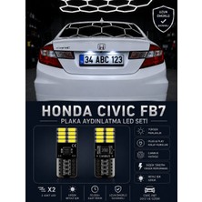 Tvs Honda Civic Fb7 Cob LED Plaka Aydınlatma Seti Aracınıza Özel Teknik Özellikler ile