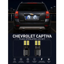 Chevrolet Captiva Plaka Aydınlatma Seti Beyaz Özel Cob LED