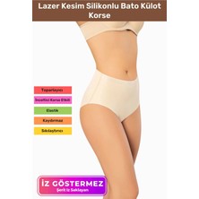 Floranova Iz Göstermeyen Kaymaz Dikişsiz Popo Kaldıran Toparlayıcı Lazer Kesim Silikonlu Bato Korse