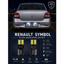 Renault Symbol Plaka Aydınlatma Seti Beyaz Özel Cob LED