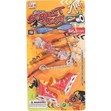 Egecen KZL-012-A7 Kartela Kaykay Paten Scooter Oyun Seti -Kızılkaya