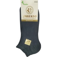Mia Calzente - Umberto 307 12'li Erkek Doğal Bambu Patik Çorap