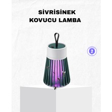 Şarjlı Mor Işıklı Sivrisinek Öldürücü Lamba – Sessiz ve Kimyasal Içermez - Lisinya