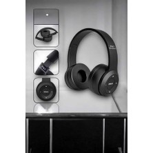 Kulak Üstü Tf Kart ve Aux Destekli Ergonomik Bluetooth Kulaklık - Lisinya