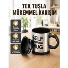 Akıllı Kendi Kendini Karıştıran Termal Kupa – Paslanmaz Çelik - Lisinya
