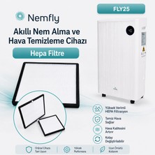 Nemfly FLY25 Nem Alma ve Hava Temizleme Cihazı Yedek Hepa Filtre