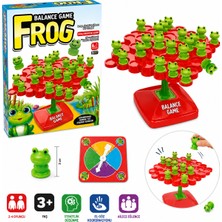 Maketçiniz Frog Kurbağa Denge Ebeveyn ve Çocuk Etkileşimi Oyunu Eğitici Oyuncak Kutu Oyunu