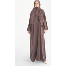 Kadeem Giyim Bergüzar Abaya - Vizon