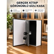 Sözlük Görünümlü Gizli Kitap Kasa – Anahtarlı Metal Iç Kasa, Kompakt Boyut, Şık ve Güvenli Tasarım - Lisinya