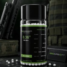 Isg Airsoft Isgairsoft Tayvan 0.36G Airsoft Şişe Bb 1000BB Bottle