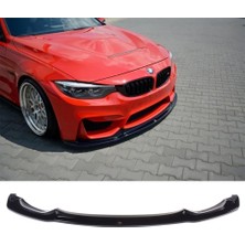 MKG Otomotiv Bmw F30 M3 Vorstainer Ön Lip Plastik Parlak Siyah Karlık-Ön-Ek-Bodykit 2012-2018