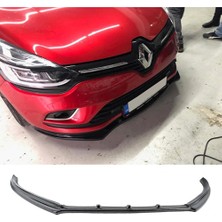 MKG Otomotiv Renault Clio 4 Ön Lip Plastik Parlak Siyah Karlık-Ön-Ek-Bodykit 2012 - 2020